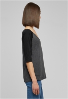 Ladies 34 Contrast Raglan Tee