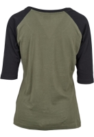 Ladies 34 Contrast Raglan Tee