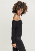 Ladies Cold Shoulder Smoke LS