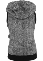 Ladies Melange Teddy Vest