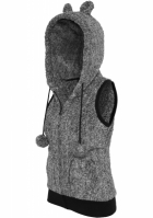 Ladies Melange Teddy Vest