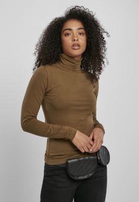 Ladies Basic Turtleneck LS