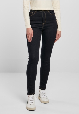Ladies Organic High Waist Skinny Jeans