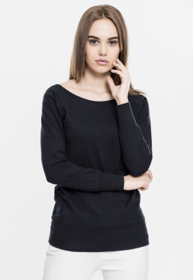 Ladies Wideneck Crewneck