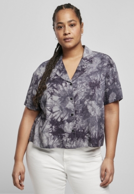 Ladies Viscose Tie Dye Resort Shirt