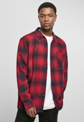 Oversized Checked Grunge Shirt