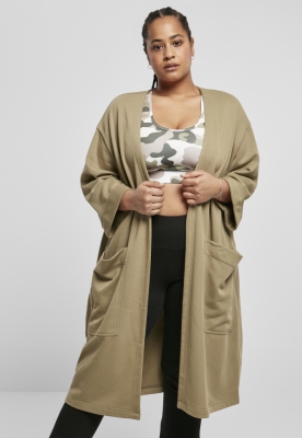 Ladies Oversized Terry Cardigan