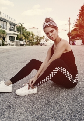 Ladies Side Check Leggings