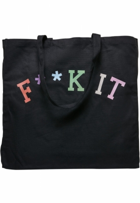Fuck It Oversize Canvas Tote Bag