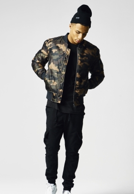 Camo Basic Bomber Jacket