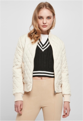 Ladies Diamond Quilt Nylon Jacket