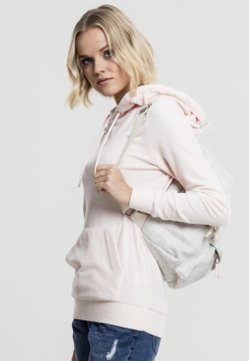 Ladies Velvet Hoody