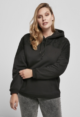 Ladies Lace Inset Hoody