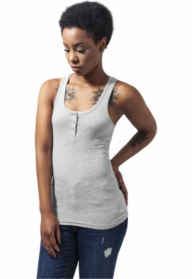 Ladies Button Tanktop