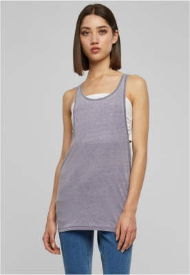 Ladies Loose Burnout Tank
