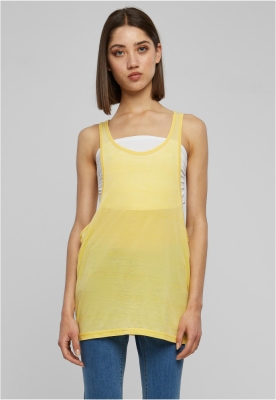 Ladies Loose Burnout Tank