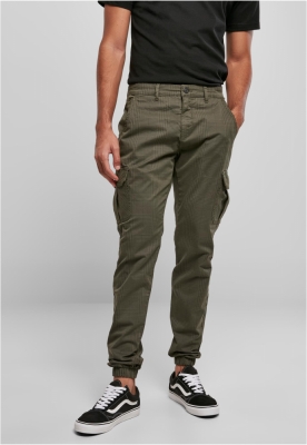 AOP Glencheck Cargo Jog Pants