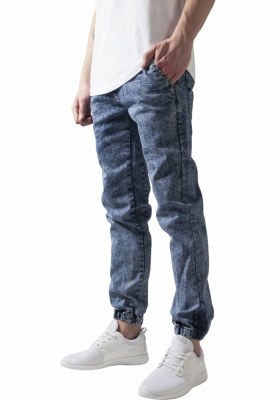Stretch Denim Jogging Pants