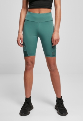 Ladies High Waist Tech Mesh Cycle Shorts
