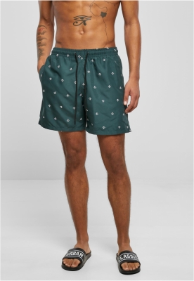 Embroidery Swim Shorts