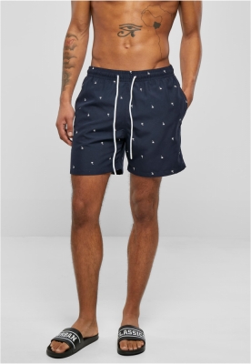Embroidery Swim Shorts