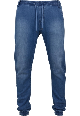 Knitted Denim Jogpants