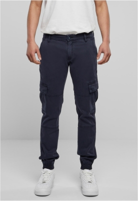 Washed Cargo Twill Jogging Pants