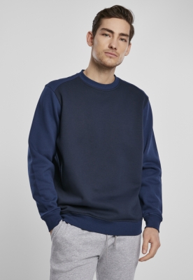 2-Tone Fake Raglan Crew