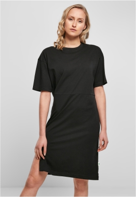 Ladies Organic Oversized Slit Tee Dress