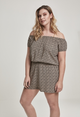Ladies Off Shoulder Short Jumpsuit