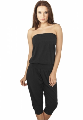 Ladies Shoulderfree Capri Jumpsuit