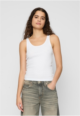 Ladies Organic Basic Rib Top 2-Pack