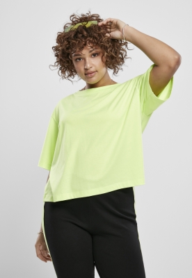 Ladies Short Oversized Neon Tee 2-Pack