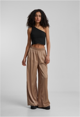 Ladies Cropped Asymmetric Top
