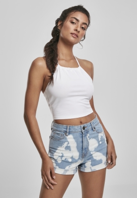 Ladies Cropped Neckholder Top