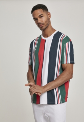 Heavy Oversized Big AOP Stripe Tee