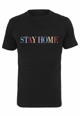 Unisex Stay Home Wording Tee