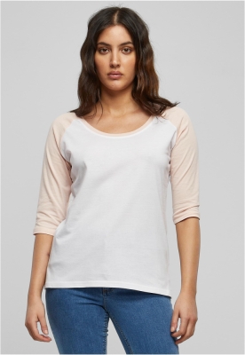 Ladies 34 Contrast Raglan Tee